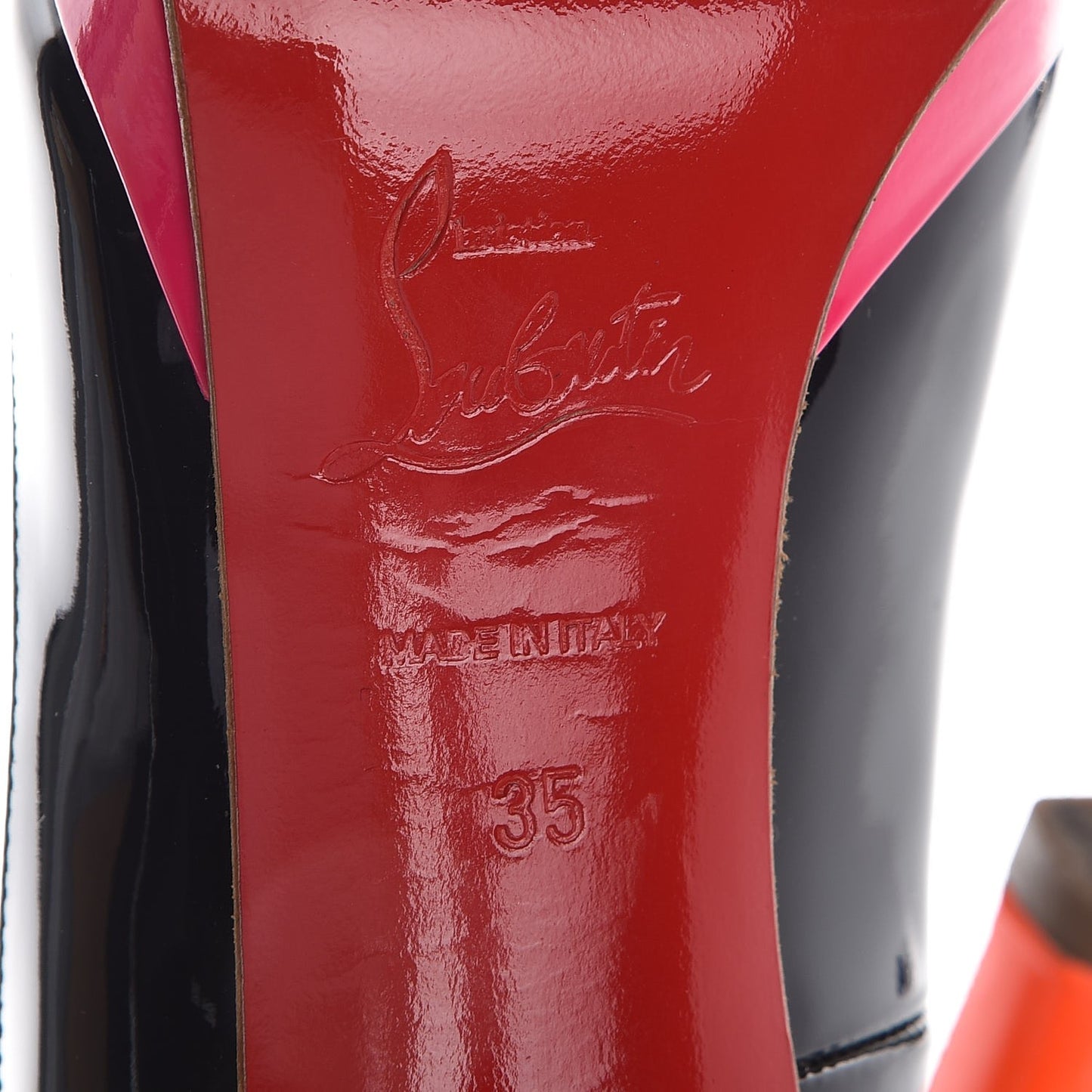 Patent Pigalle Plato 120 Pumps 35 Fluo Black Rose Matador