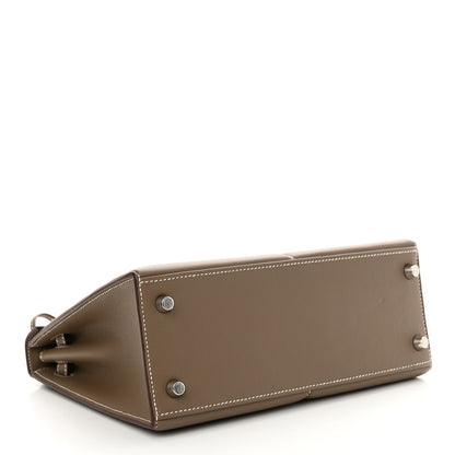 Hermes Swift Kelly Padded Sellier 25 Etoupe 4 of 11