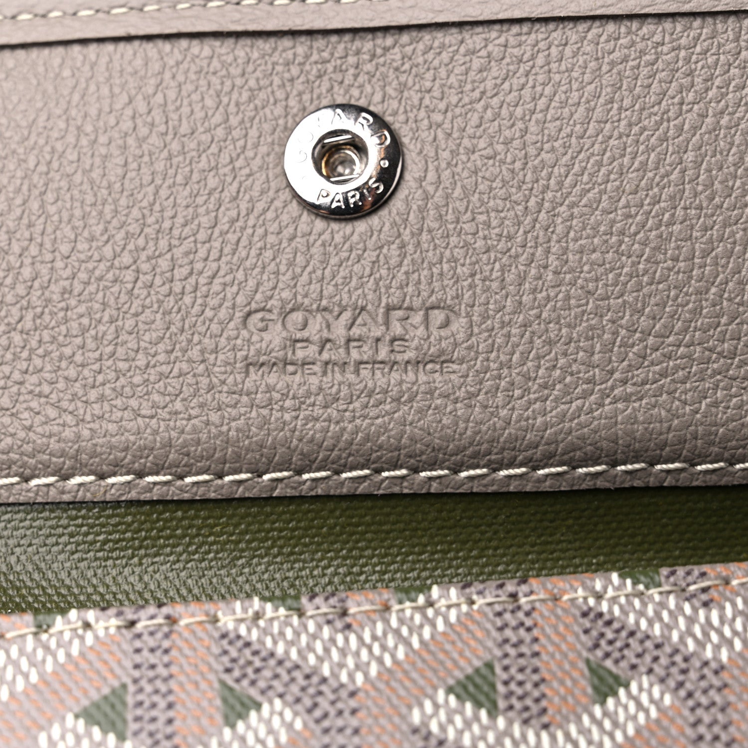 Goyard Goyardine Saint Louis Claire Voie GM Khaki 7 of 10