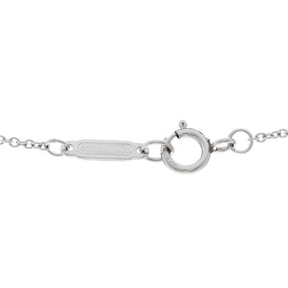 Tiffany Platinum Diamond Small Enchant Flower Pendant Necklace 4 of 5
