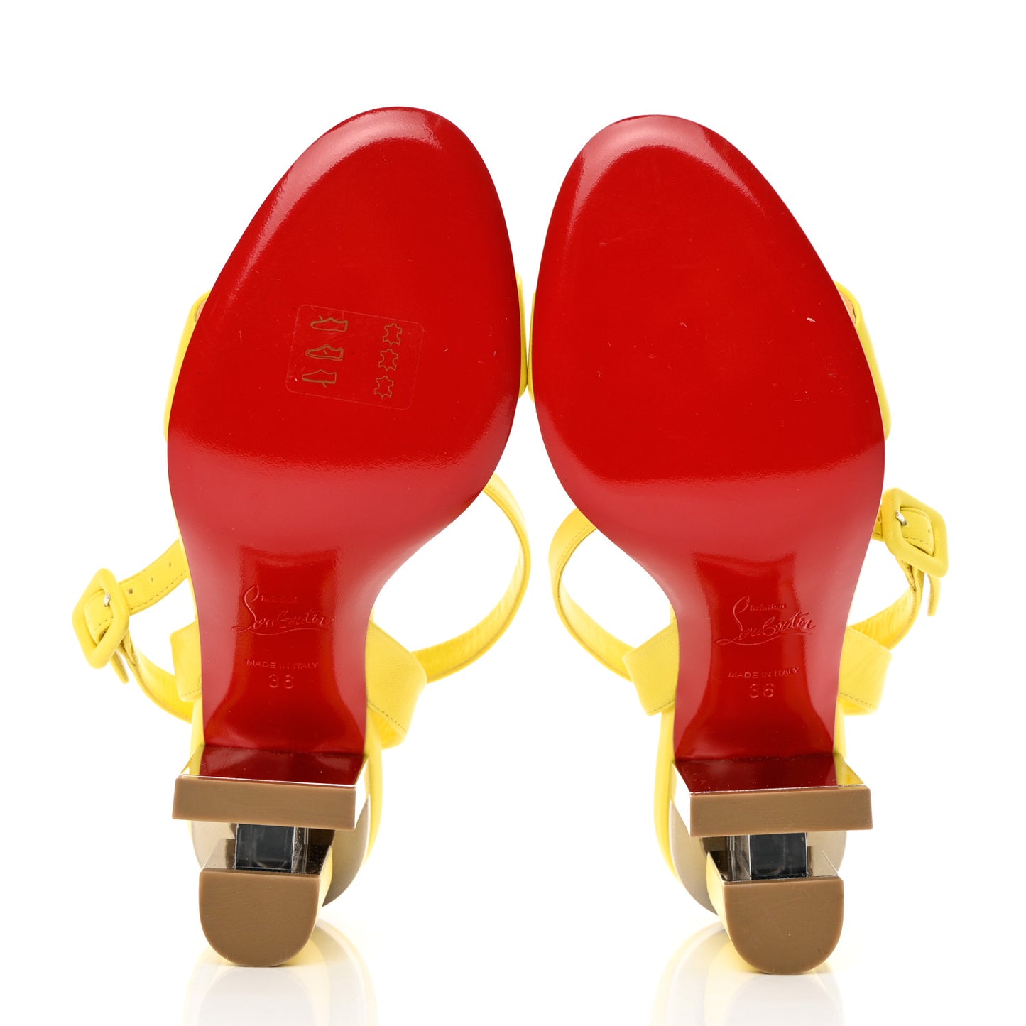 Nappa Tournikouna 85 Sandals 36 Citronnade