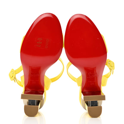 Christian Louboutin Nappa Tournikouna 85 Sandals 36 Citronnade 5 of 7