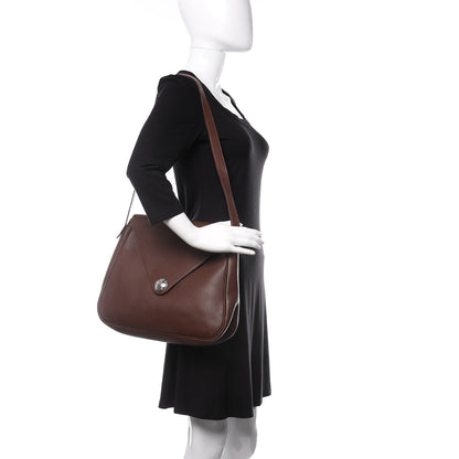Hermes Taurillon Clemence Christine Havane 2 of 14