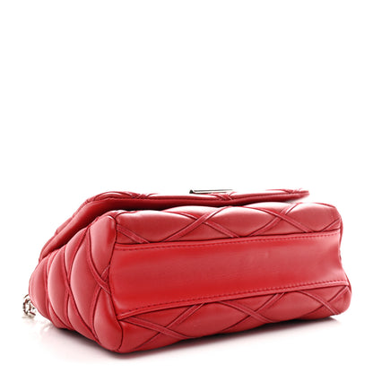 Louis Vuitton Lambskin Malletage GO-14 Mini Red 5 of 12