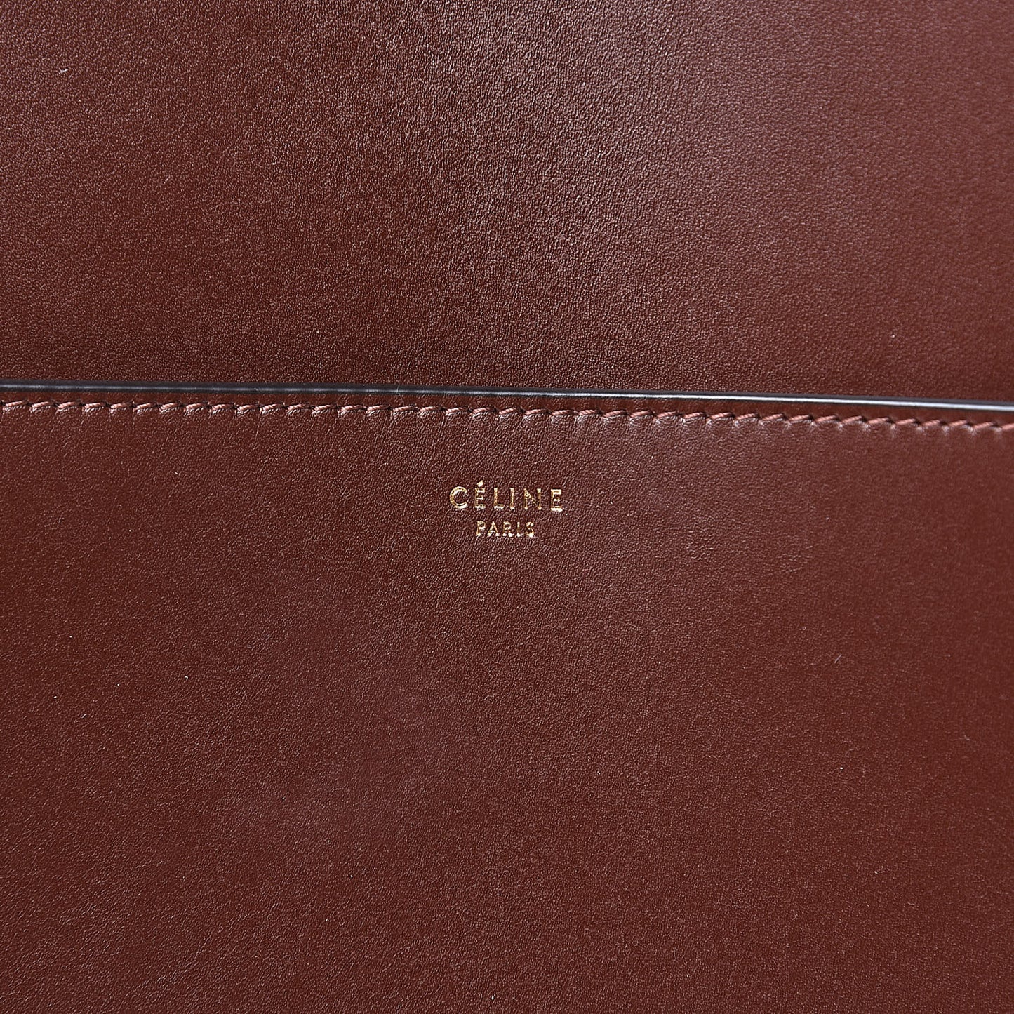 Supersoft Calfskin Sangle Bucket Bag Burgundy