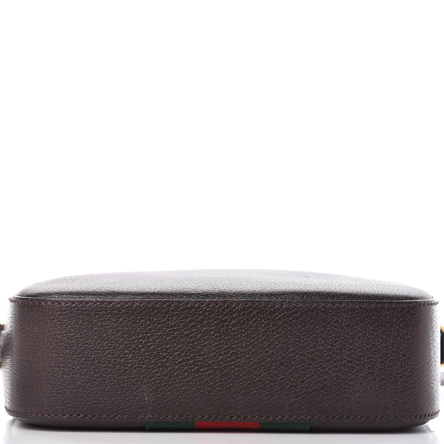 Gucci Textured Calfskin Web Small Webby Bee Shoulder Bag Brown Coffee 20 of 24