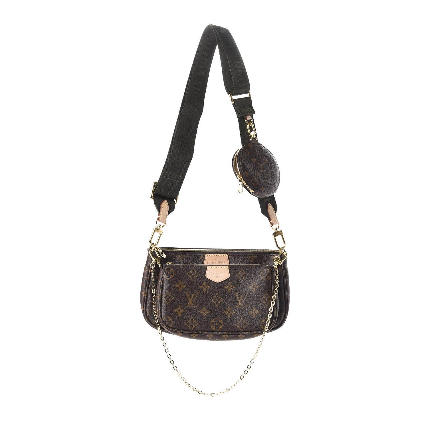 Louis Vuitton Monogram Multi Pochette Accessories Kaki 1 of 11