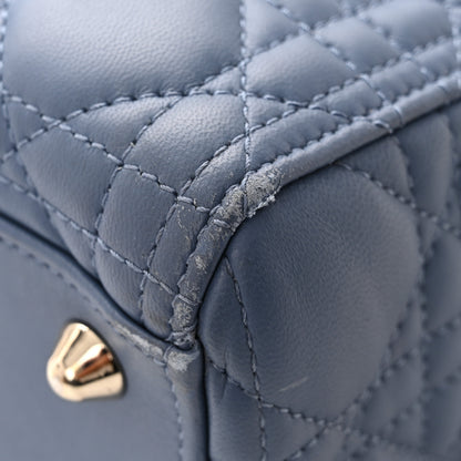 Christian Dior Lambskin Cannage Large Lady Denim 12 of 15