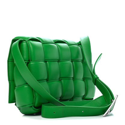Bottega Veneta Nappa Maxi Intreccio Padded Cassette Crossbody Bag Grass 3 of 8