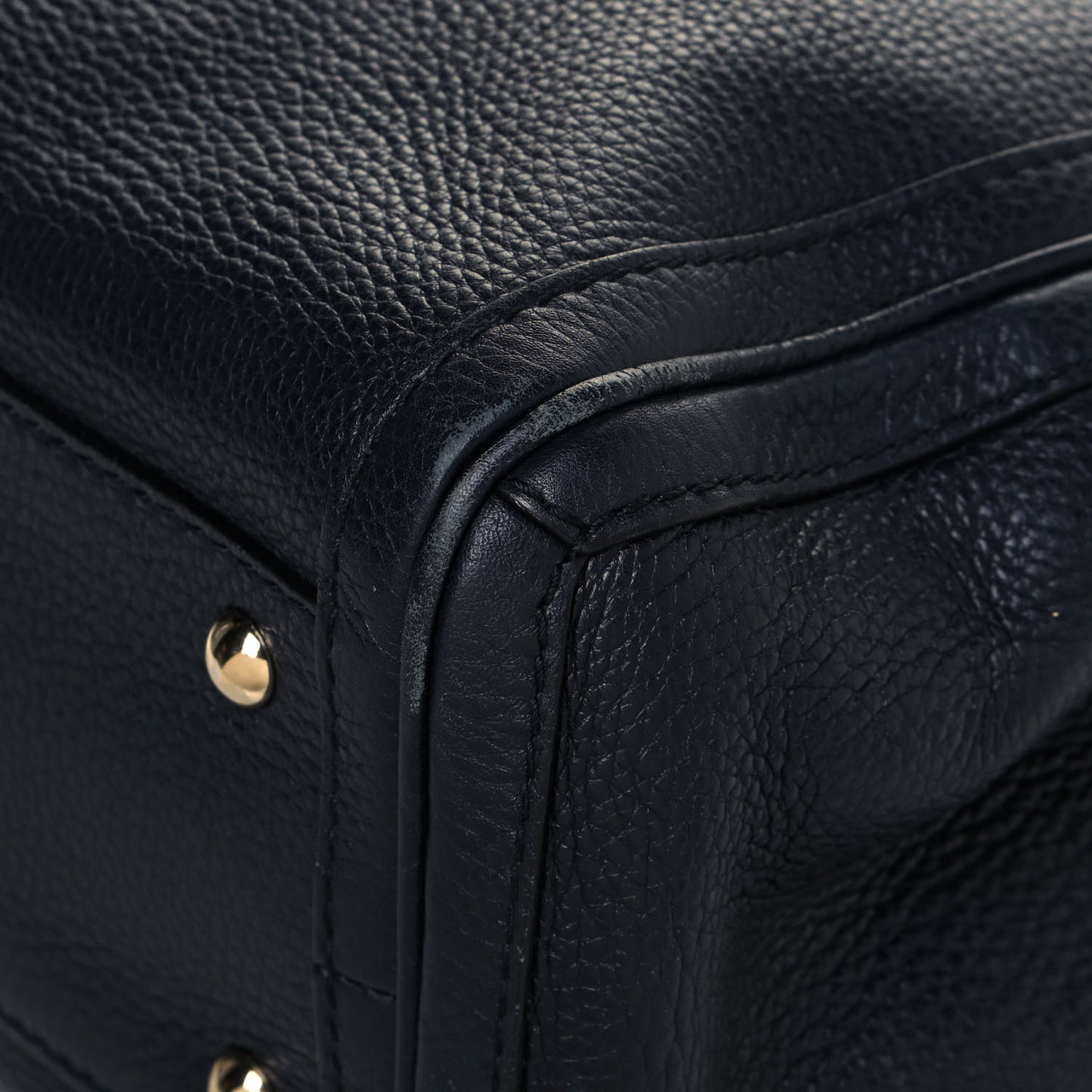 Pebbled Calfskin Medium Bella Tote Navy