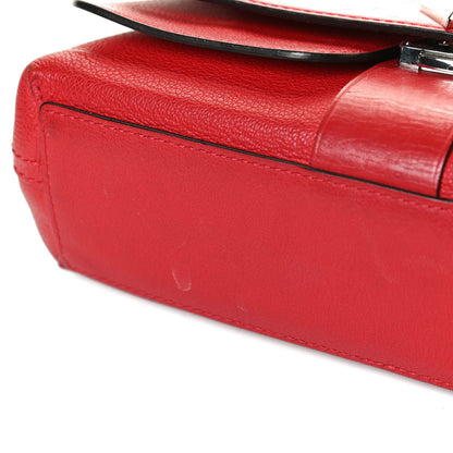 Louis Vuitton Monogram Cuir Plume Ecume Very Chain Bag Rubis Red 11 of 16