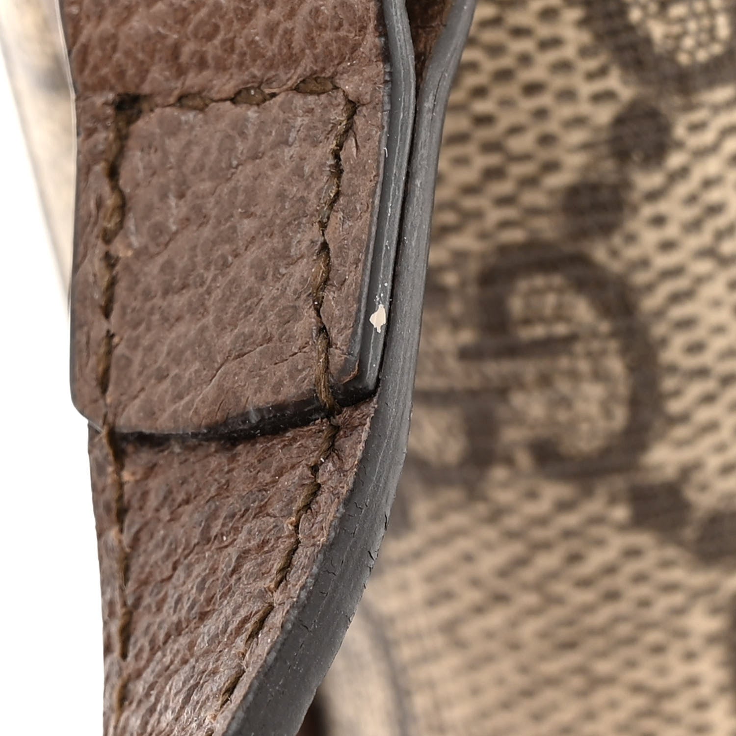 Gucci GG Supreme Monogram Web Ophidia Phone Crossbody Bag Beige New Acero 13 of 14