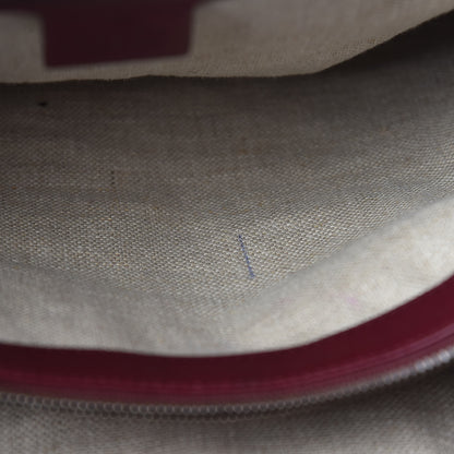 Gucci Calfskin Duilio Brogue Top Handle Bag Burgundy 11 of 22