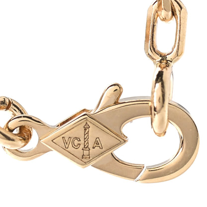 Van Cleef & Arpels 18K Yellow Gold 5 Motifs Guilloche Vintage Alhambra Bracelet 4 of 7