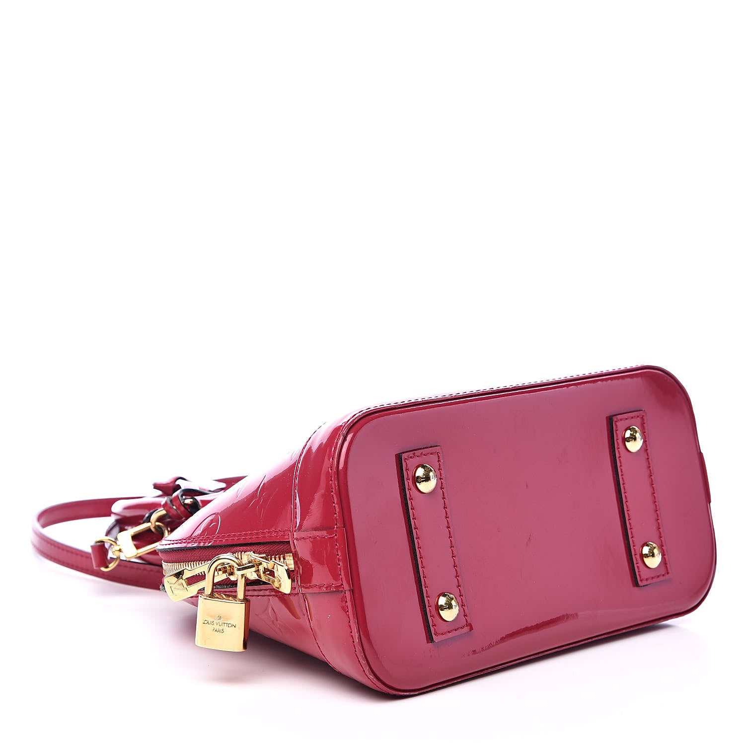 Louis Vuitton Vernis Alma BB Rose Indien 4 of 11