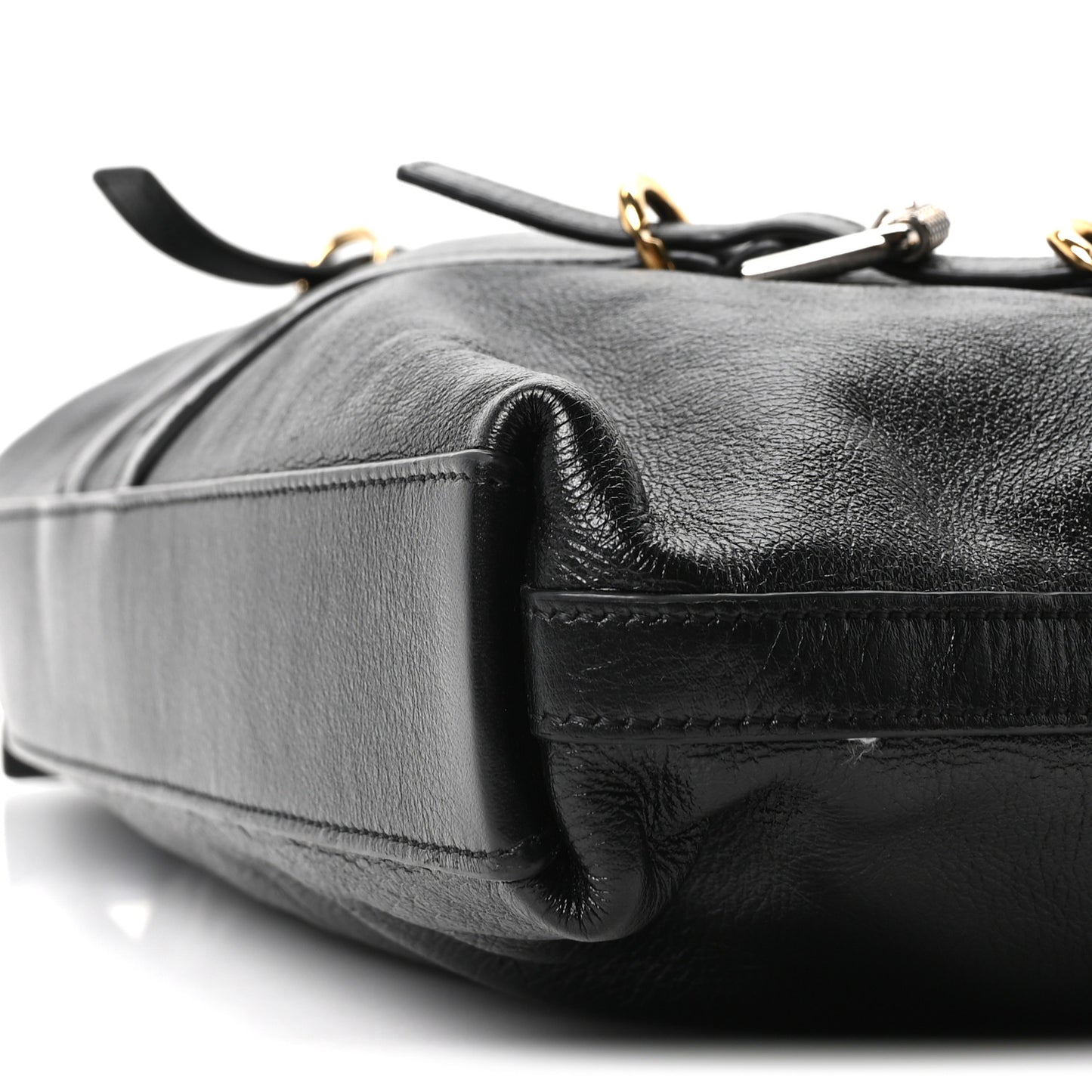 Calfskin Medium Voyou Bag Black