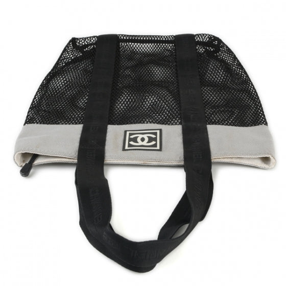 Chanel Mesh Sport Tote Black 4 of 13