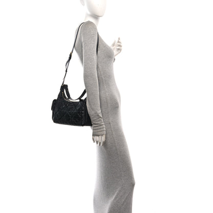 Christian Dior Lambskin Macrocannage Medium D-Dream Bag Black 2 of 10