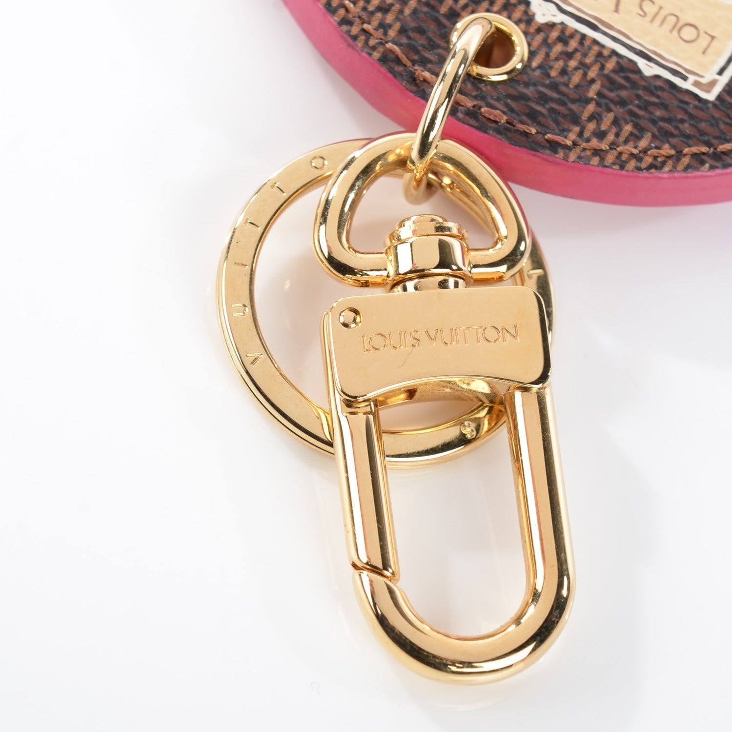 Louis Vuitton Damier Ebene Illustre Posies Bag Charm 6 of 6