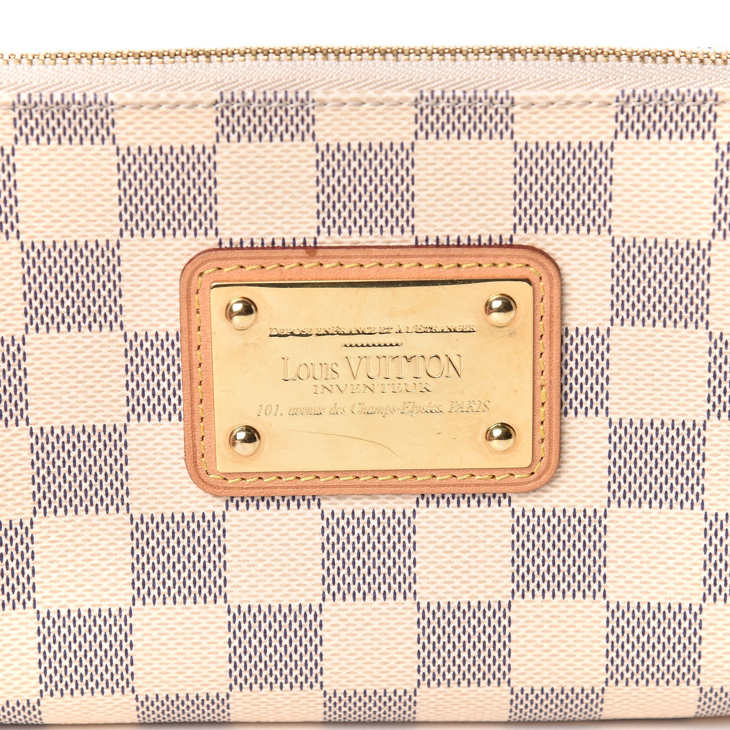 Louis Vuitton Damier Azur Eva Clutch 10 of 10