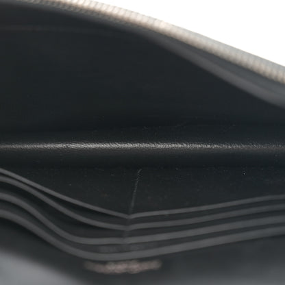 Saint Laurent Suede Bead Embellished Classic Monogram Kate Tassel Chain Wallet Black 5 of 11