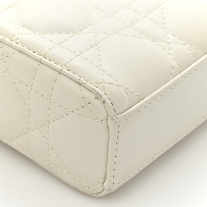 Christian Dior Lambskin Cannage Small Lady D-Joy Latte 18 of 19