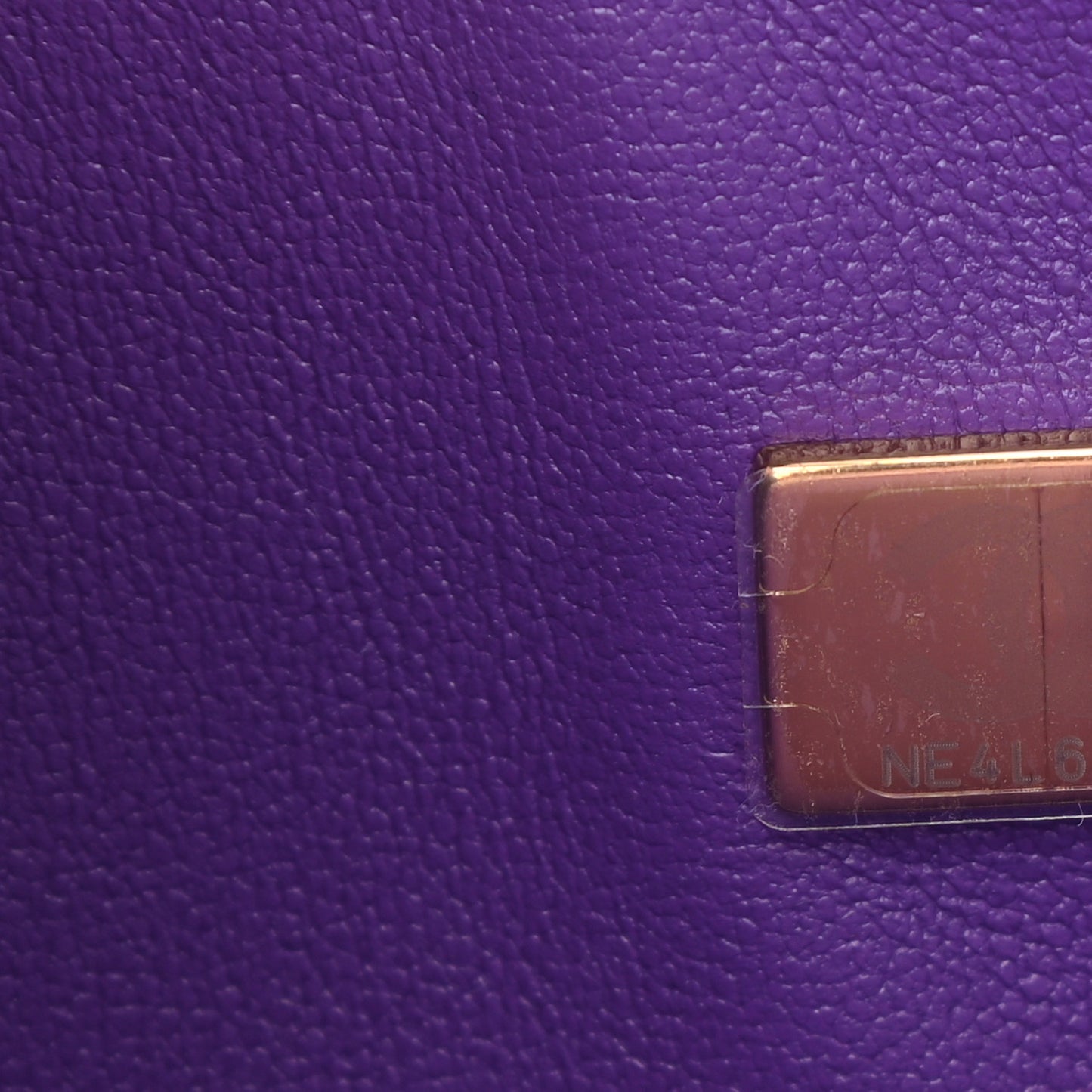 Caviar Quilted Small Double Flap Dark Purple