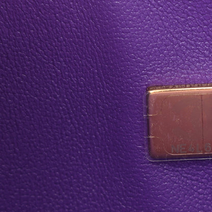 Chanel Caviar Quilted Small Double Flap Dark Purple 6 of 9