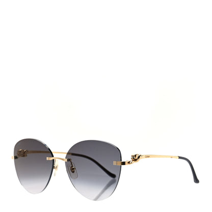 Cartier Metal Panthere A58F44K1 Sunglasses Gold Black 1 of 6