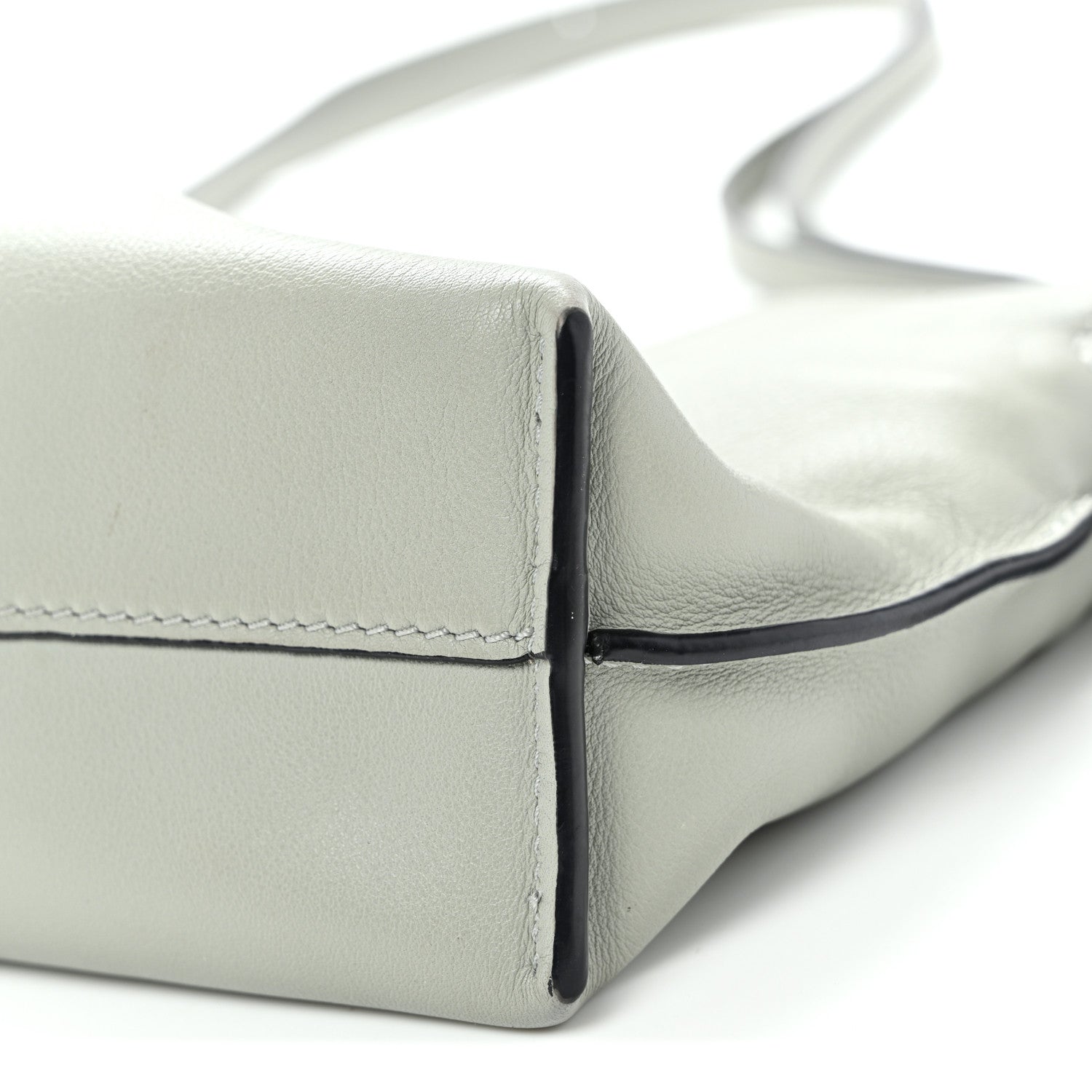 Loewe Calfskin Mini Flamenco Knot Clutch Ash Grey 9 of 9