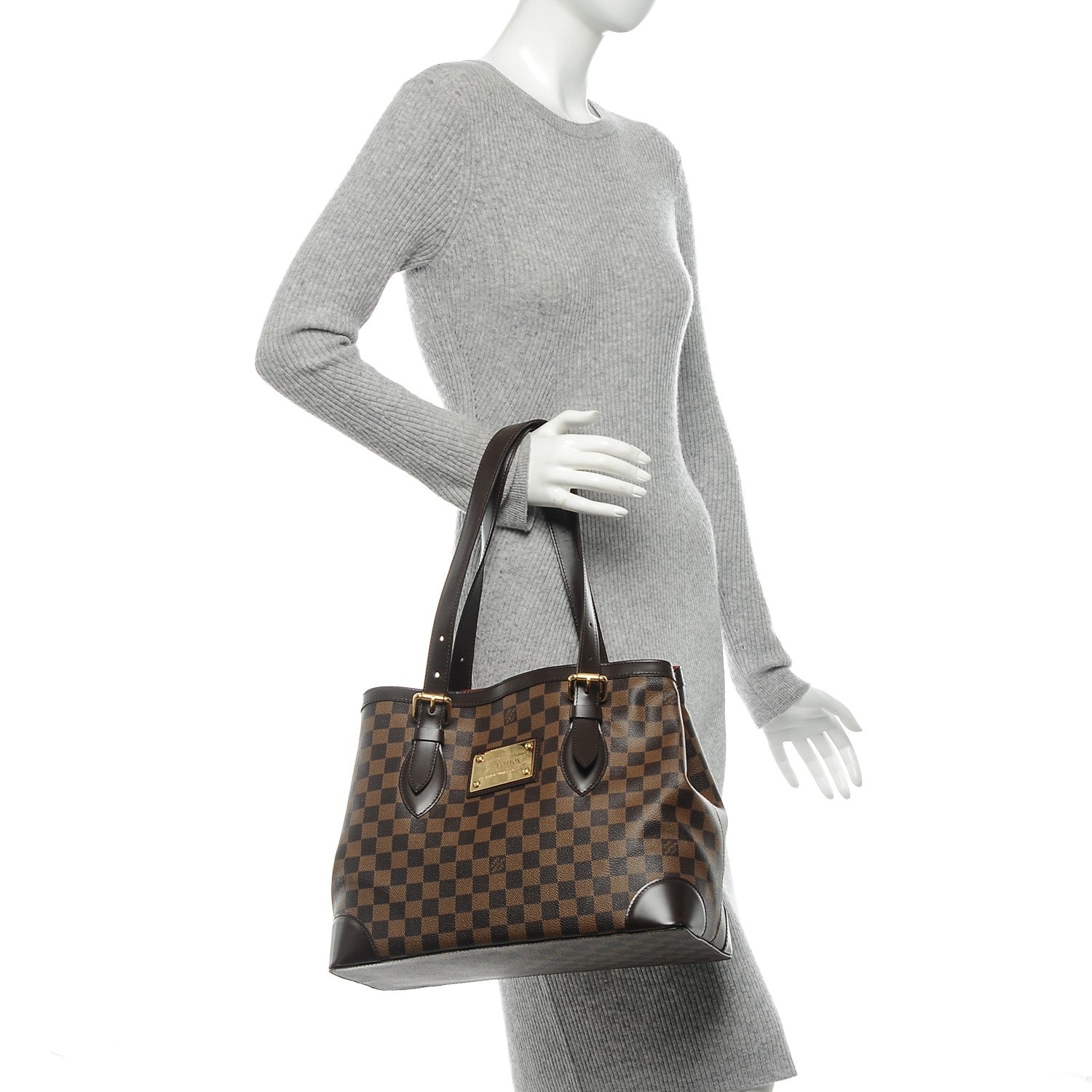 Louis Vuitton Damier Ebene Hampstead MM 2 of 6