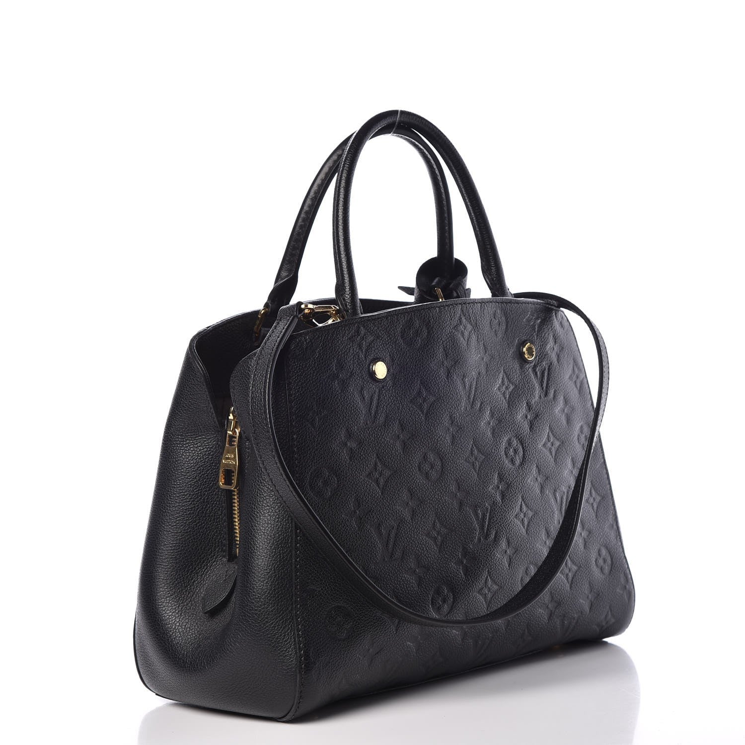 Louis Vuitton Empreinte Montaigne MM Black 4 of 9