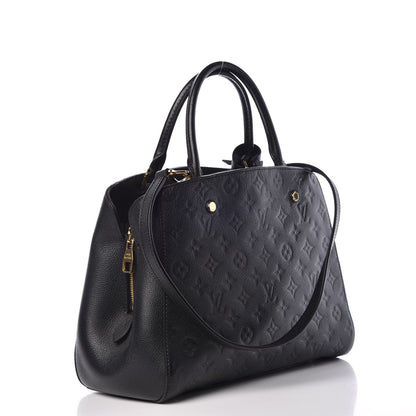 Louis Vuitton Empreinte Montaigne MM Black 4 of 9
