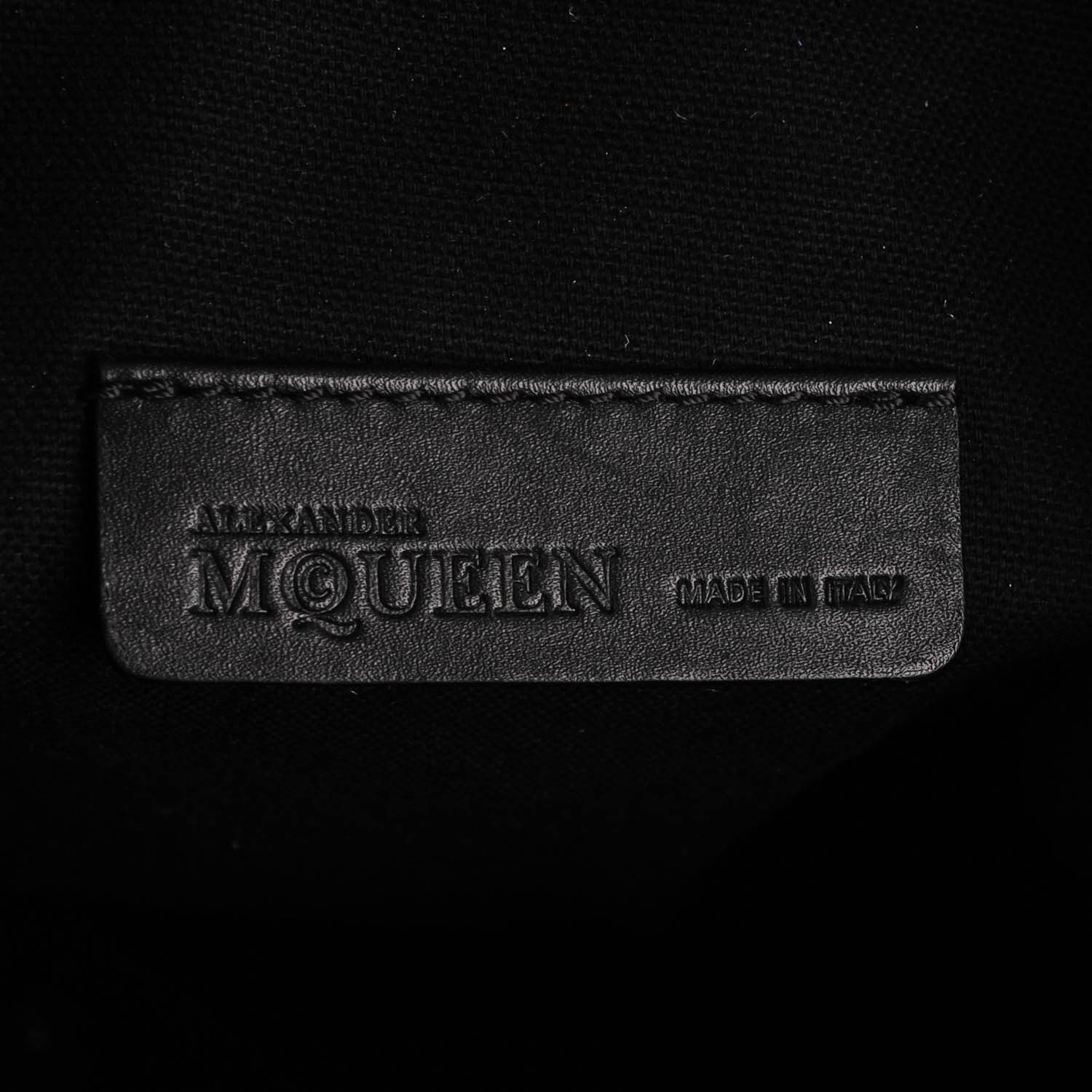 Alexander McQueen Calfskin Studded Padlock Zip Backpack Black 6 of 7
