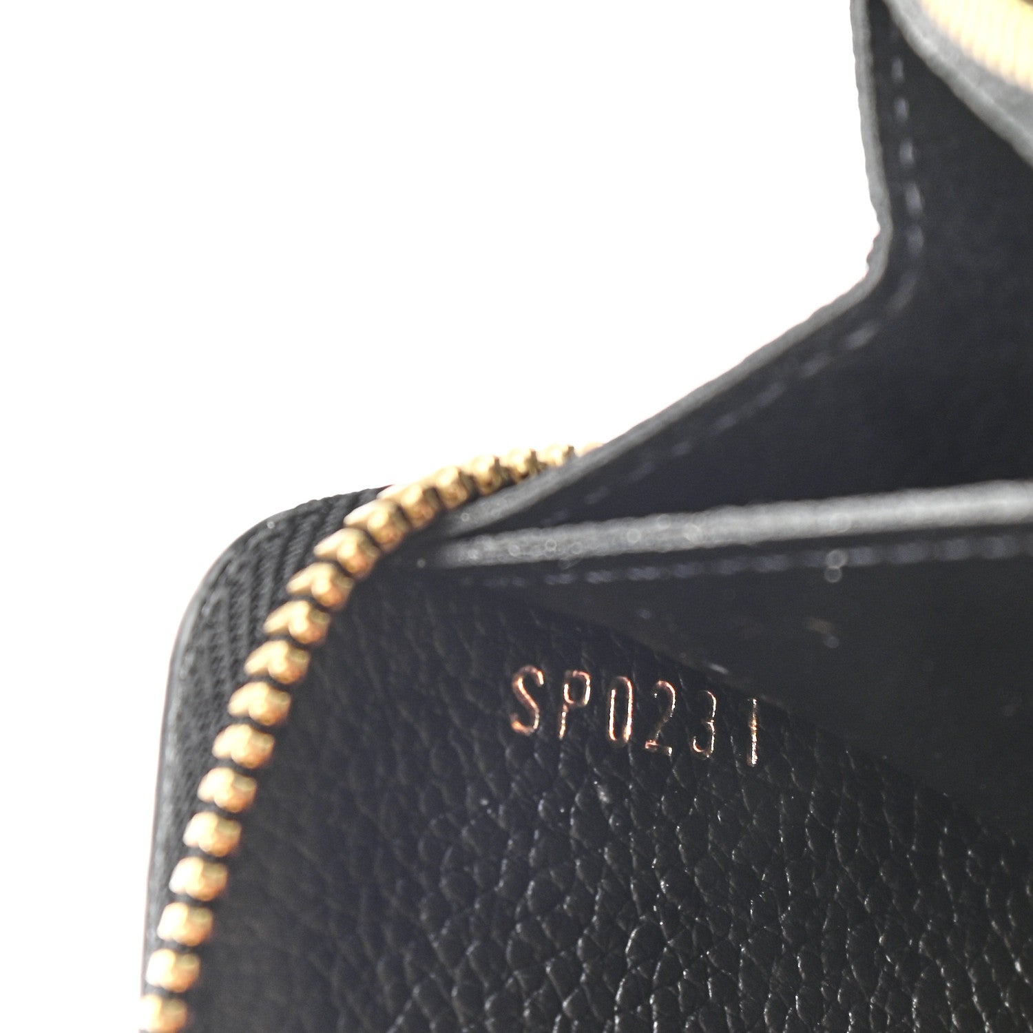 Louis Vuitton Empreinte Clemence Wallet Black 7 of 7