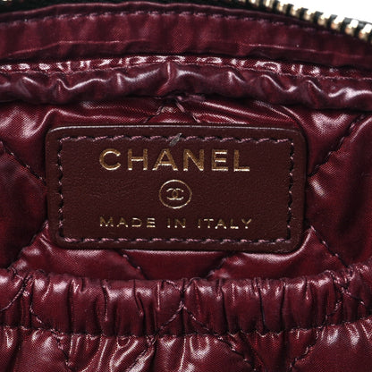 Chanel Caviar Quilted Small Curvy Pouch Cosmetic Case Black 6 of 8
