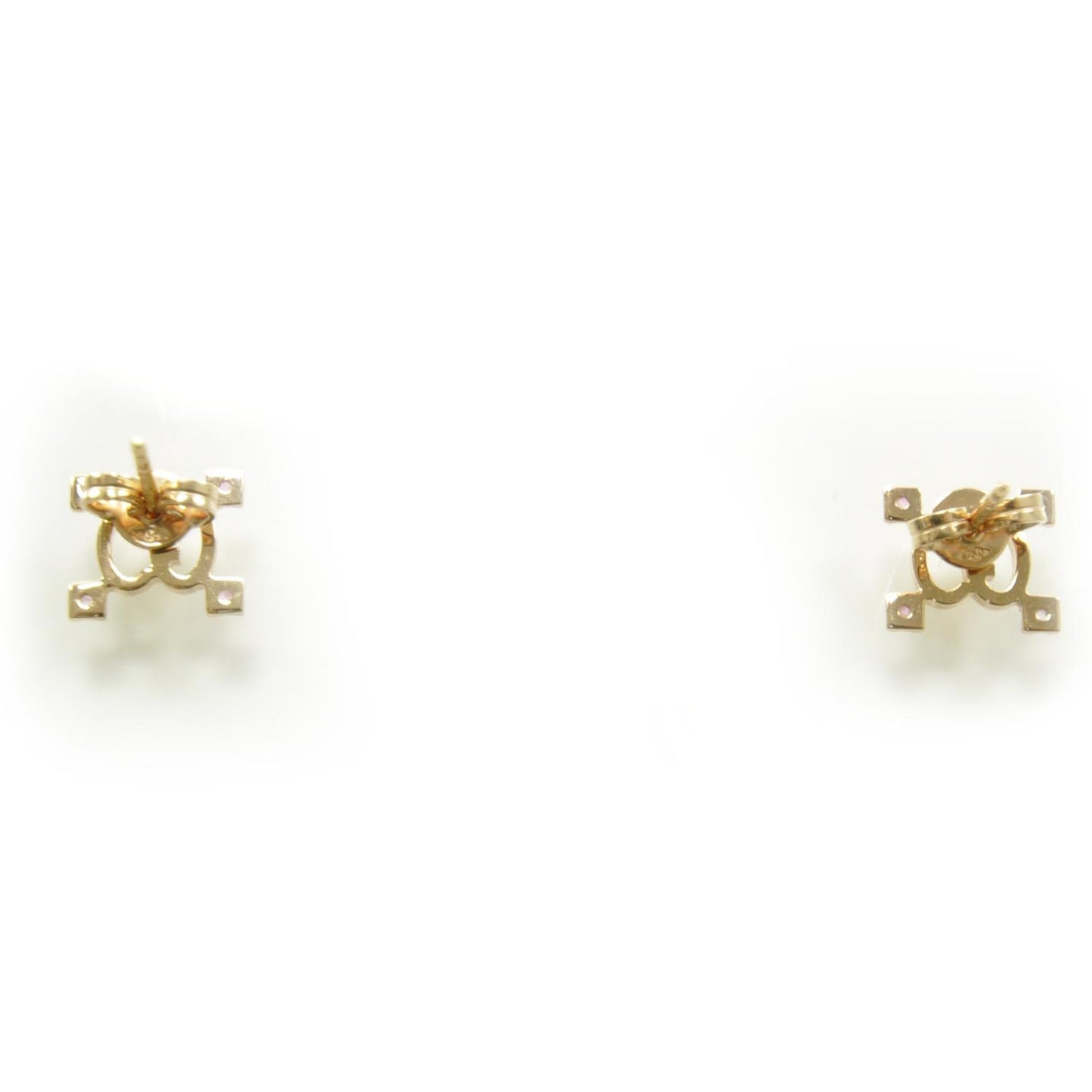 18K Rose Gold Pink Sapphire Icon Stardust Earrings