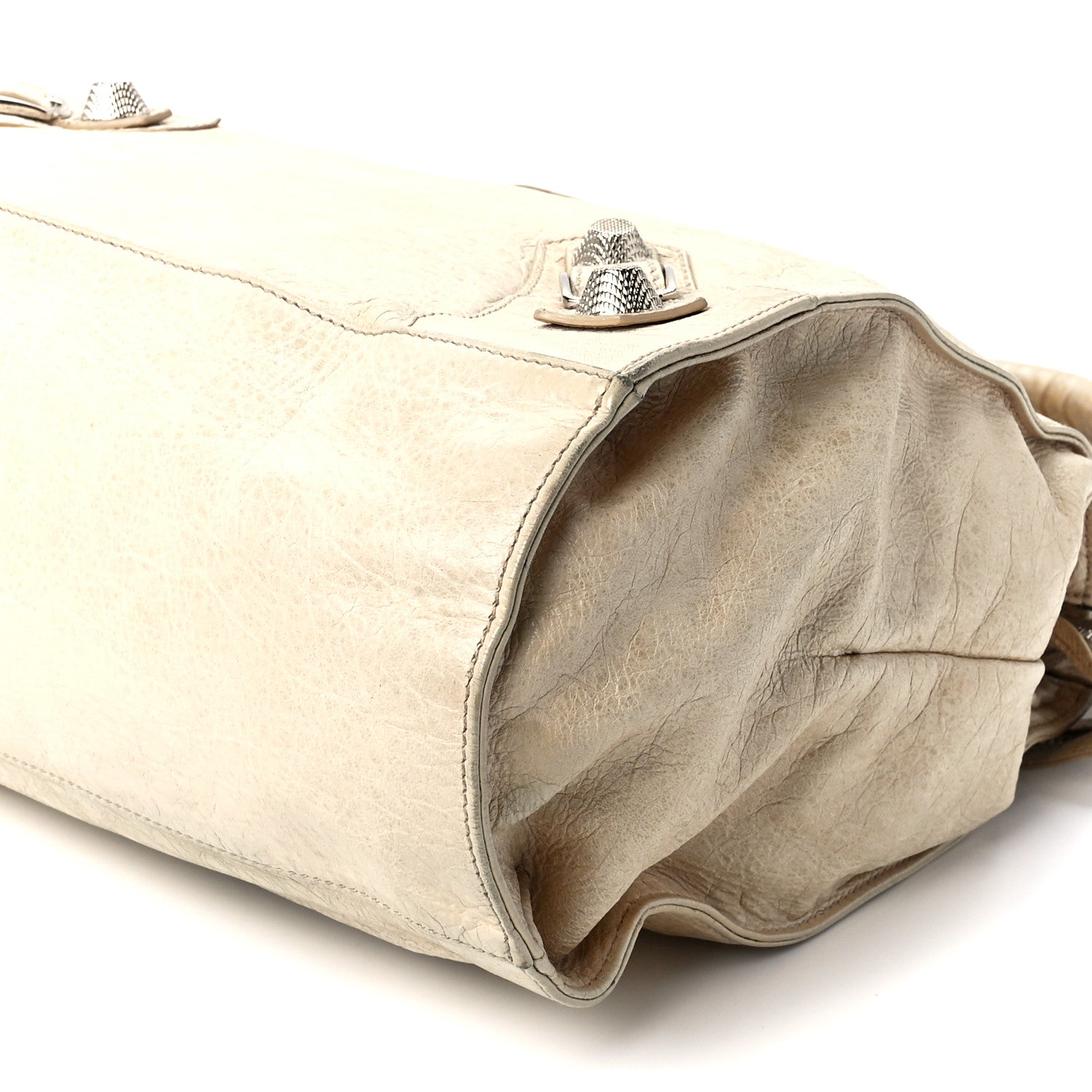 Balenciaga Agneau Giant 21 Silver Hardware Folder Sahara 12 of 14