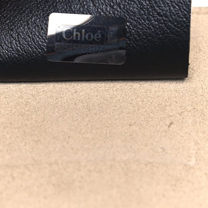 Chloe Suede Calfskin Medium Faye Shoulder Bag Black 7 of 11