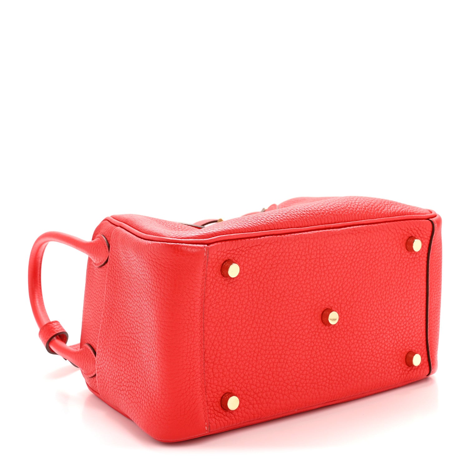 Hermes Taurillon Clemence Lindy 26 Rouge De Coeur 4 of 13
