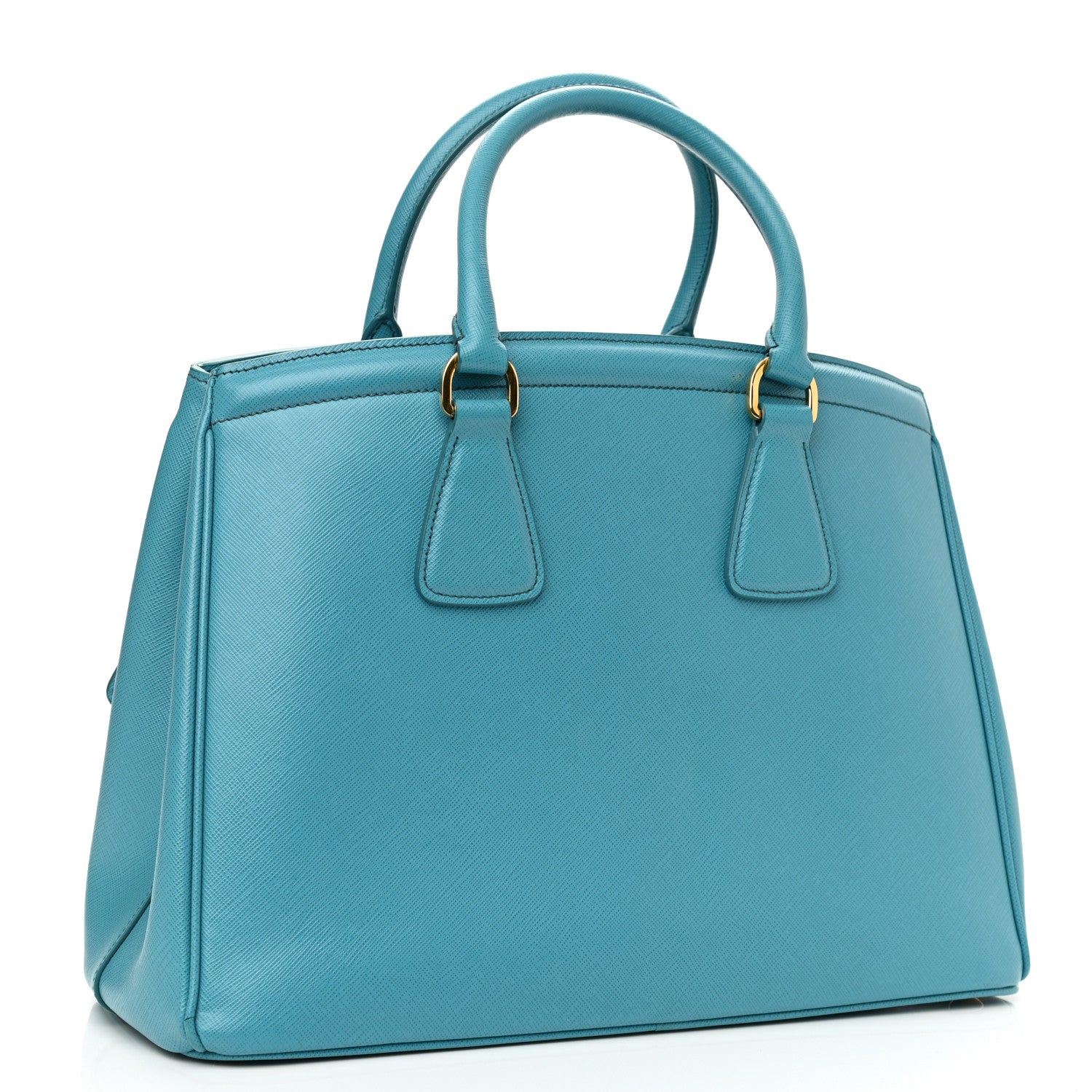 Prada Saffiano Lux Parabole Tote Turchese 3 of 10