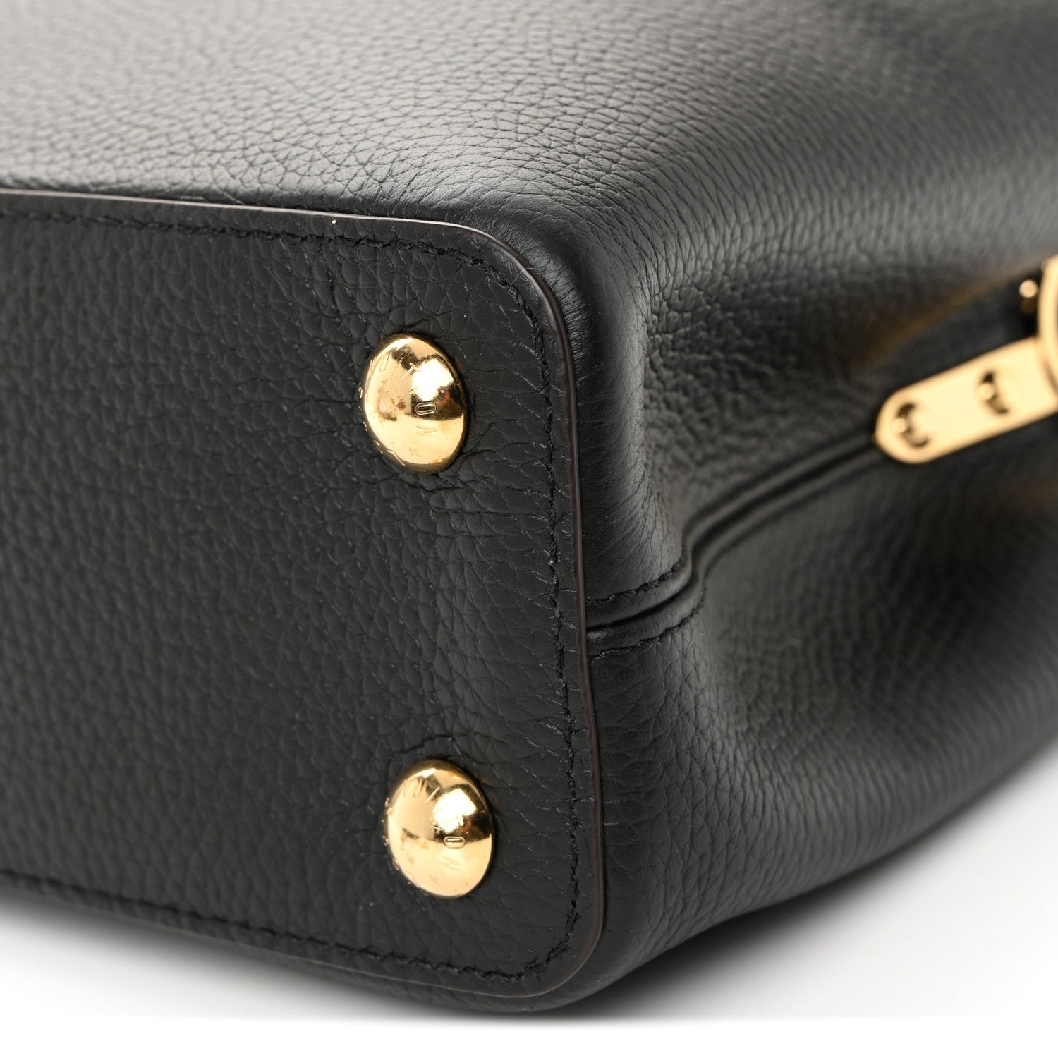 Louis Vuitton Taurillon Capucines BB Black 9 of 9