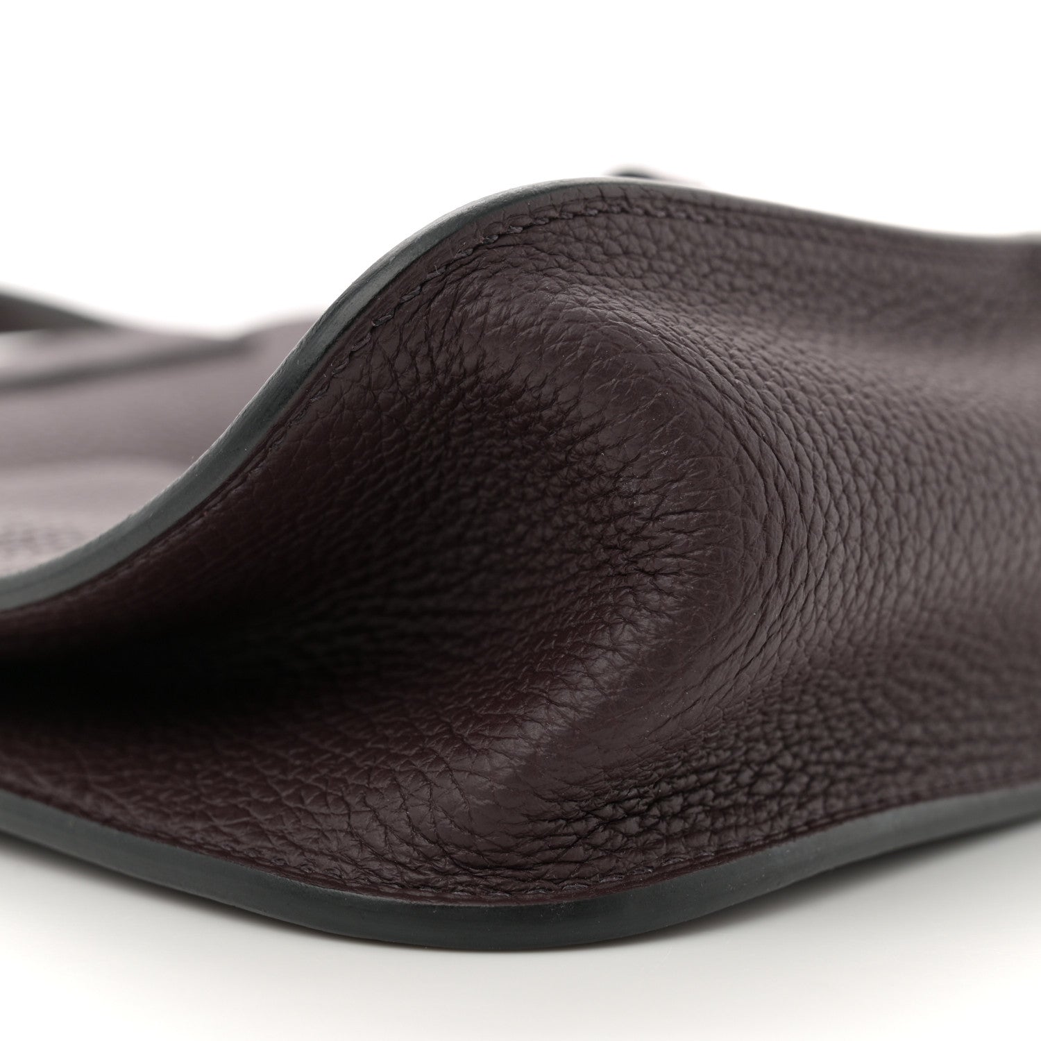 Hermes Taurillon Clemence Verso Halzan 25 Rouge Sellier Bleu Saphir 8 of 9