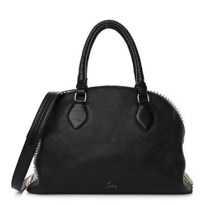 Christian Louboutin Calfskin Panettone Spiked Large Ranch Black 1 of 10