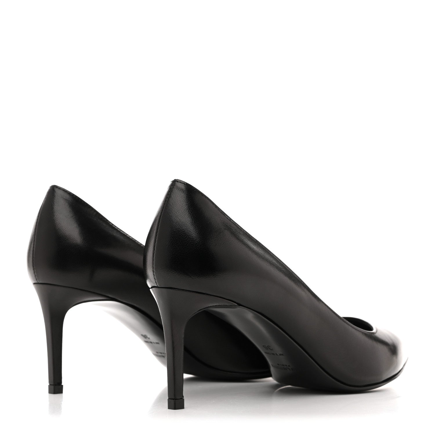 Saint Laurent Calfskin Anja 85 Pumps 36 Black 5 of 10