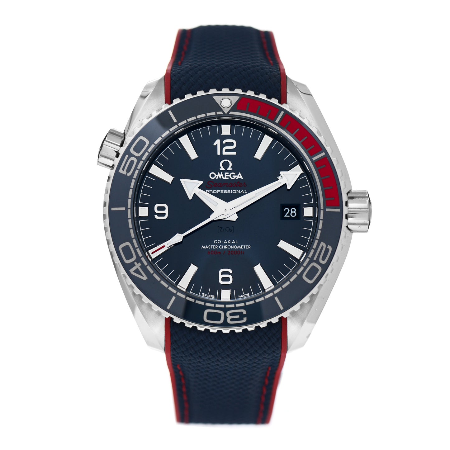 Stainless Steel Rubber 44mm Seamaster Planet Ocean Automatic Watch Blue 522.32.44.21.03.001