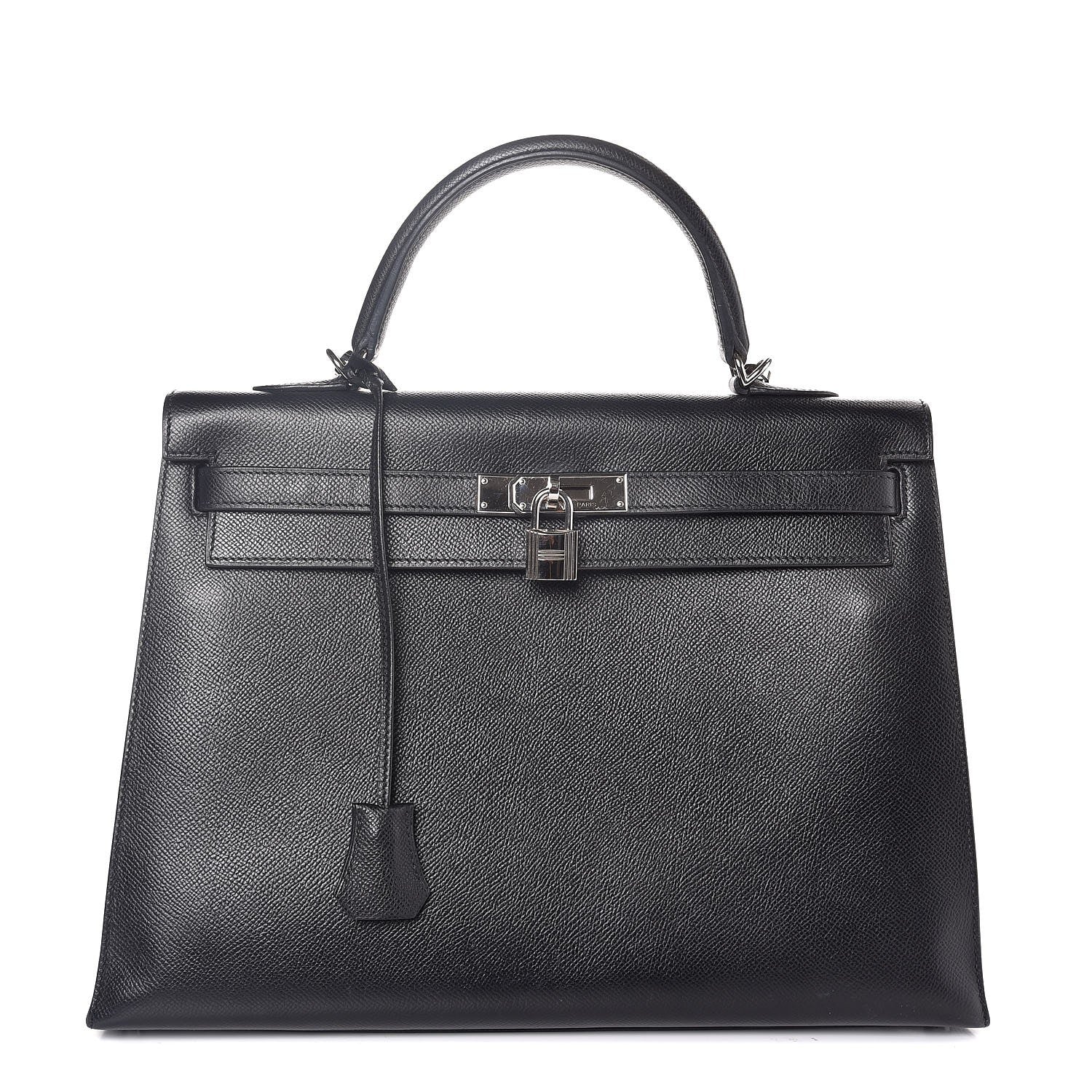 Hermes Epsom Kelly Sellier 35 Black 1 of 11