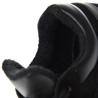 Chanel Fabric Calfskin Suede CC Sneakers 37.5 Black 9 of 16