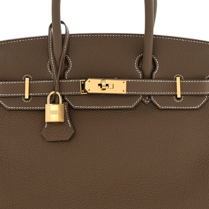 Hermes Togo Birkin 30 Etoupe 8 of 11