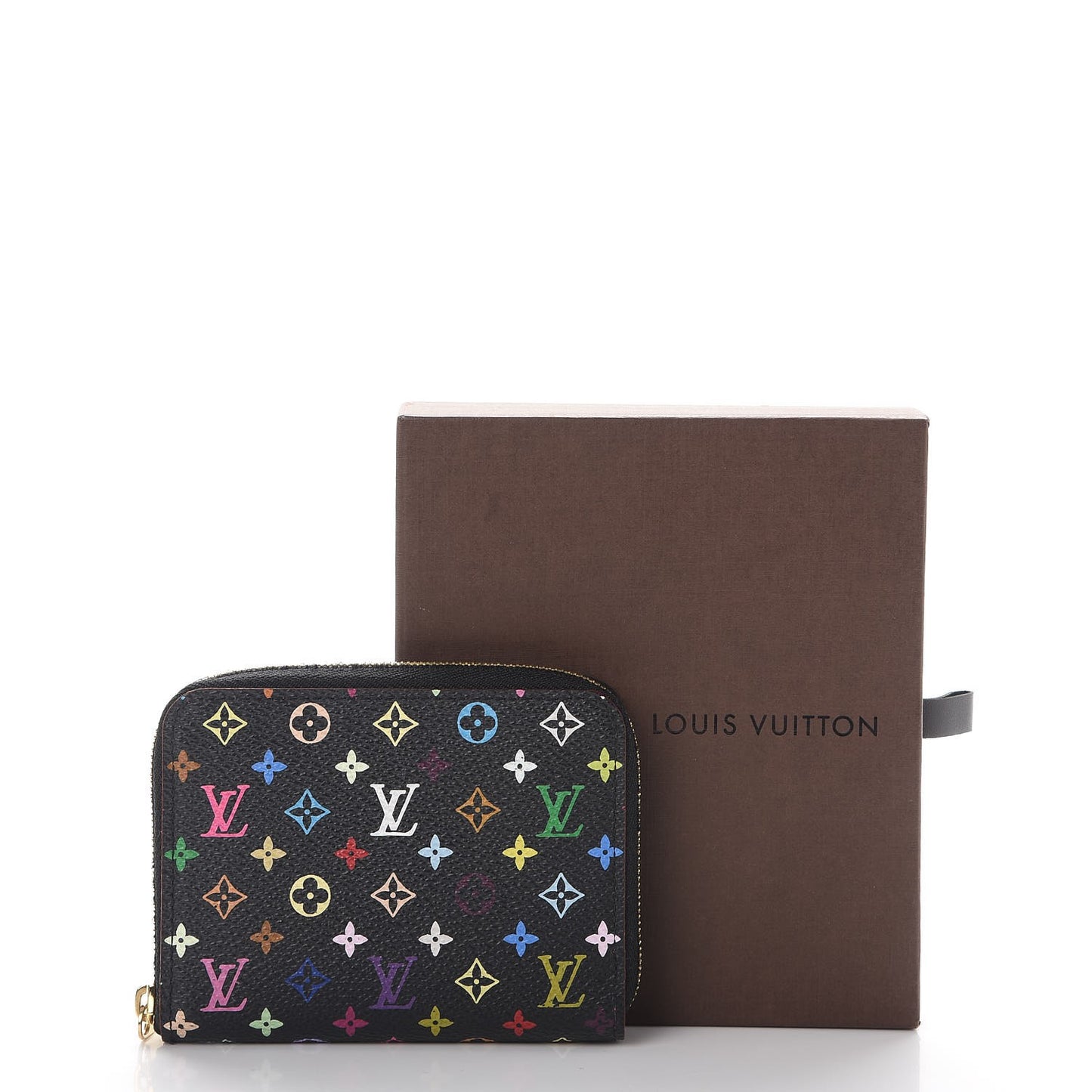 Monogram Multicolor Zippy Coin Purse Black Grenade